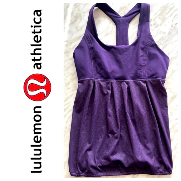 Lululemon Purple Racerback Tank Top Size 10